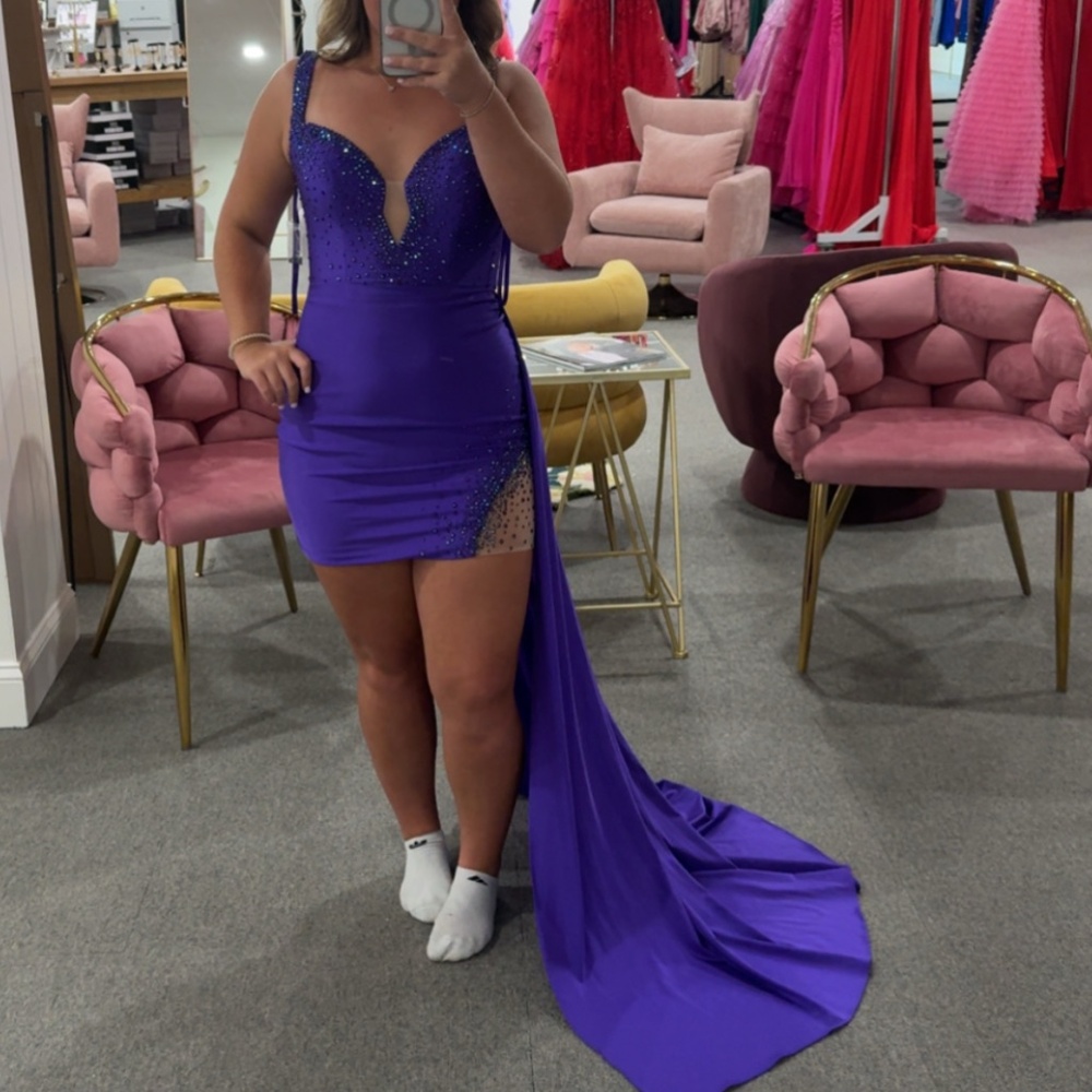 Purple Homecoming Dress